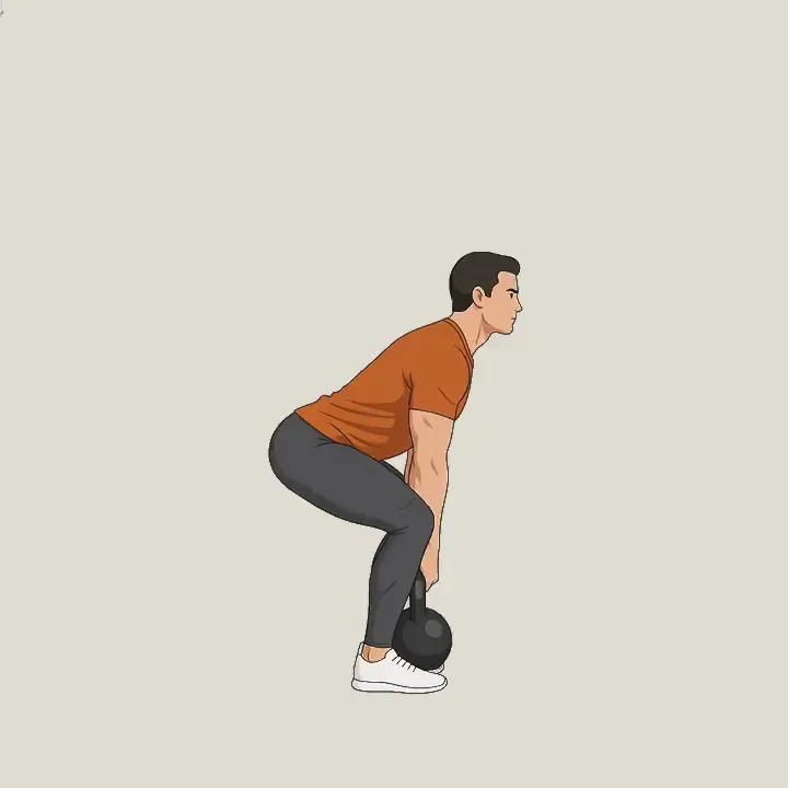 Kettlebell Deadlift exercise demonstration