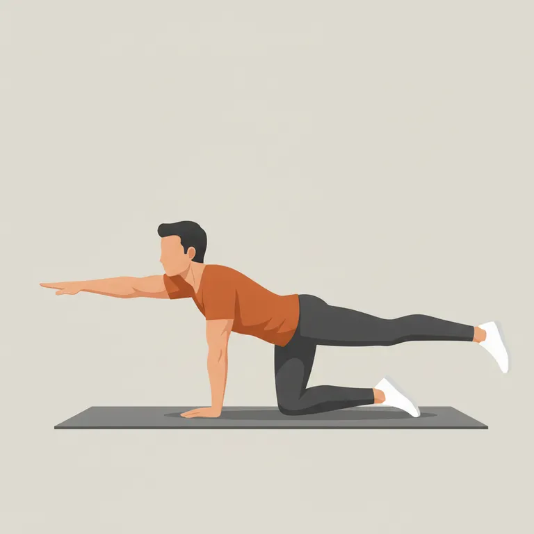 Bird Dog end position