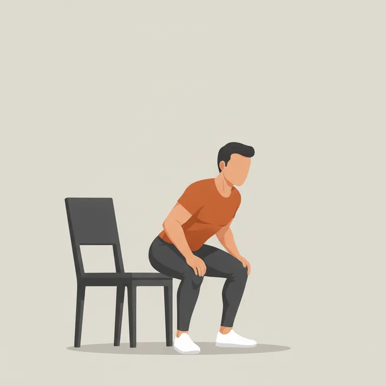 Bulgarian Split Squat end position