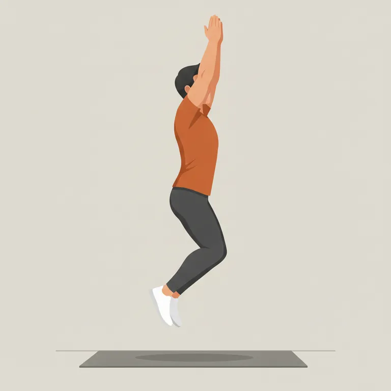 Burpees end position