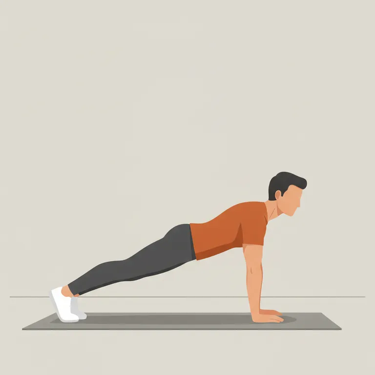 Burpees starting position