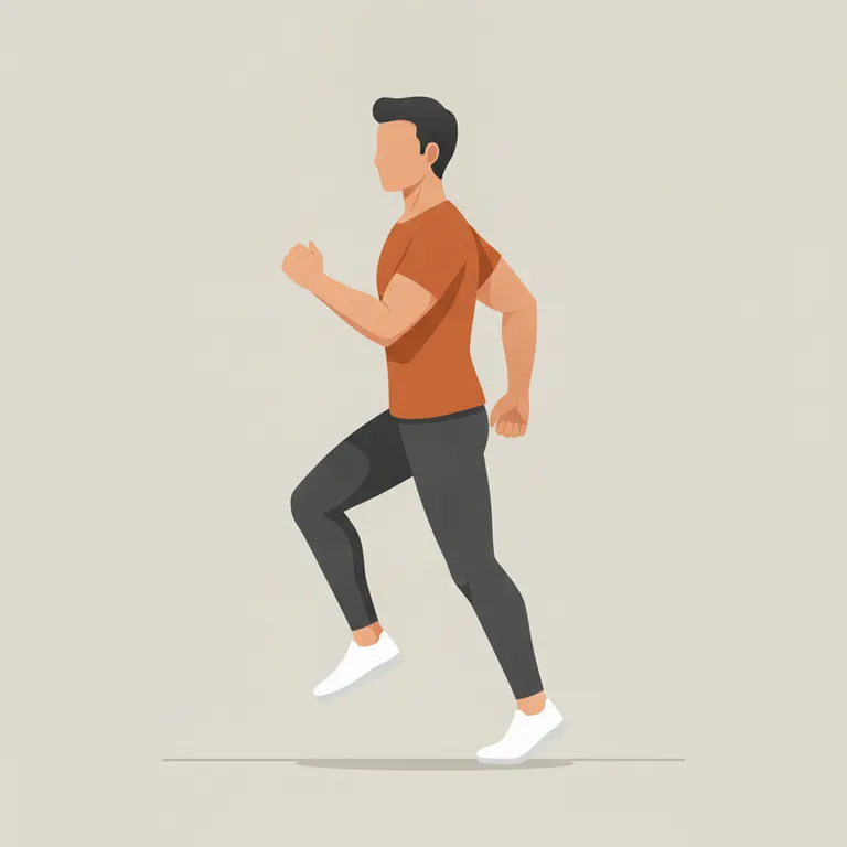 Butt Kicks starting position