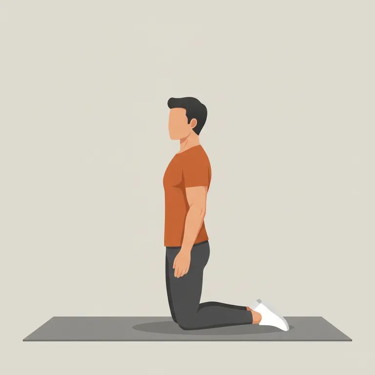 Child's Pose starting position
