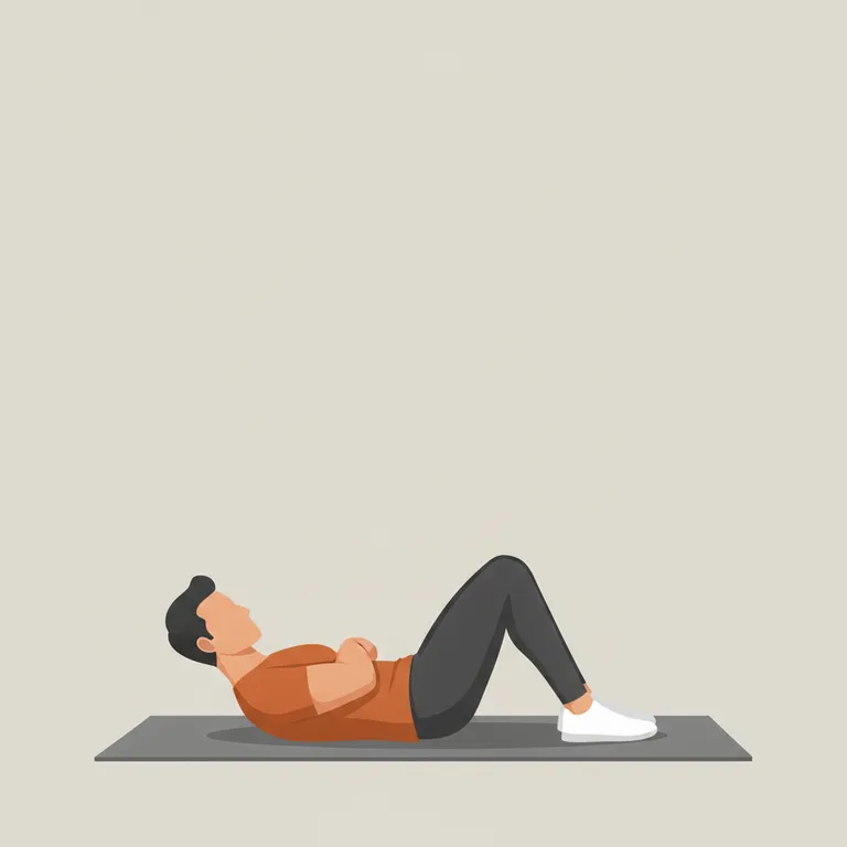 Crunch end position
