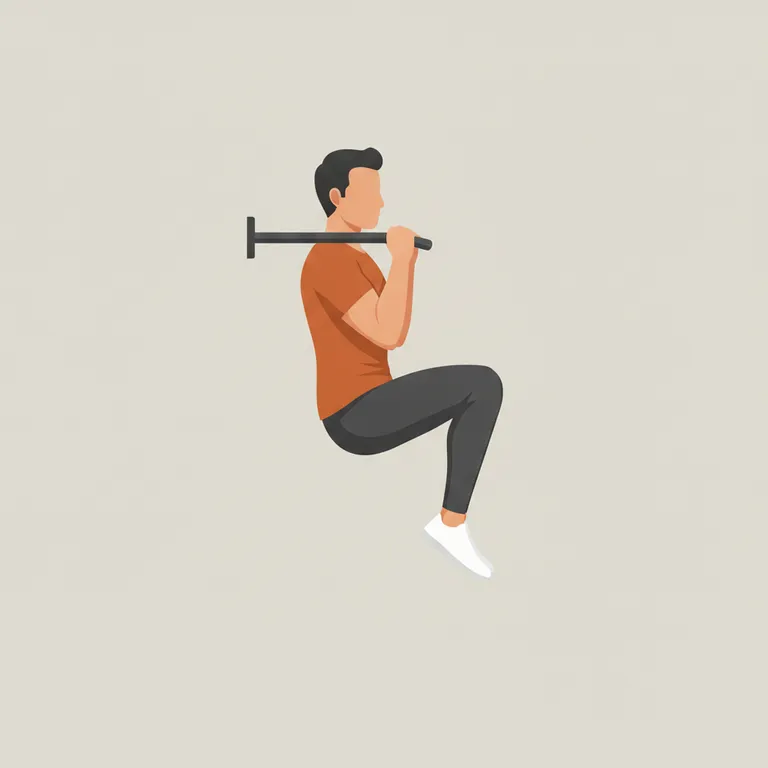 Hanging Knee Raise end position