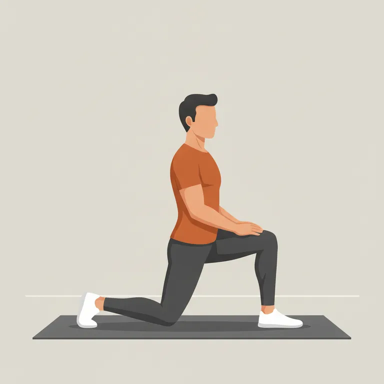 Kneeling Hip Flexor Stretch end position