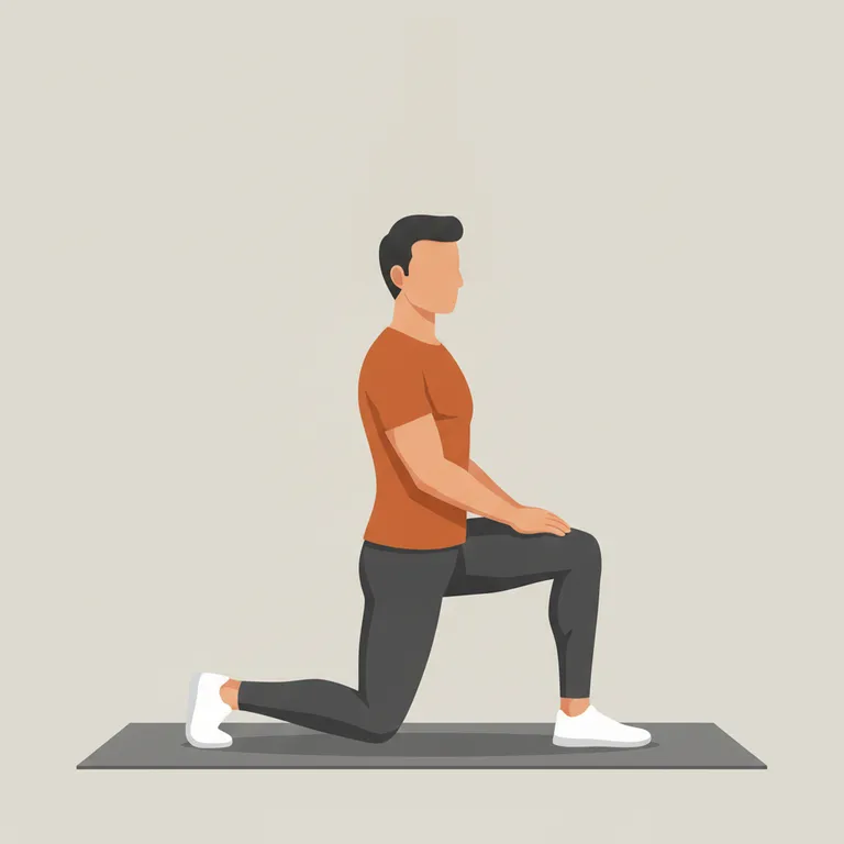 Kneeling Hip Flexor Stretch starting position