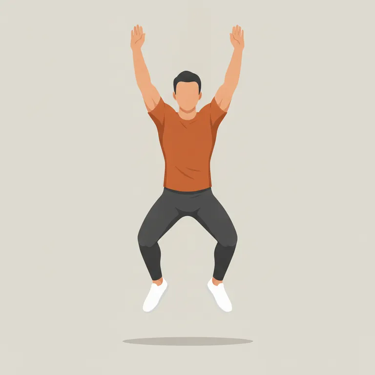 Jumping Jacks end position