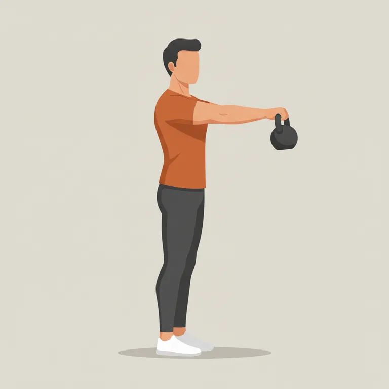 Kettlebell Swing end position