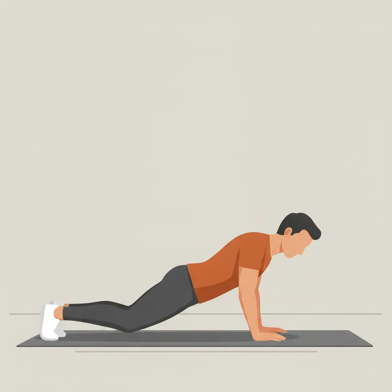 Knee Push-Up end position