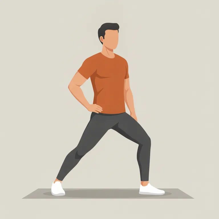 Lateral Lunge end position