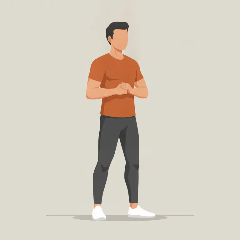 Lateral Lunge starting position