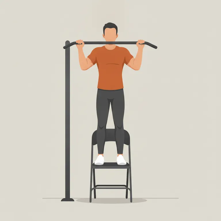 Negative Pull-Up starting position
