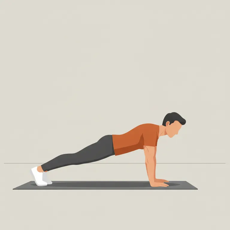 Plank end position