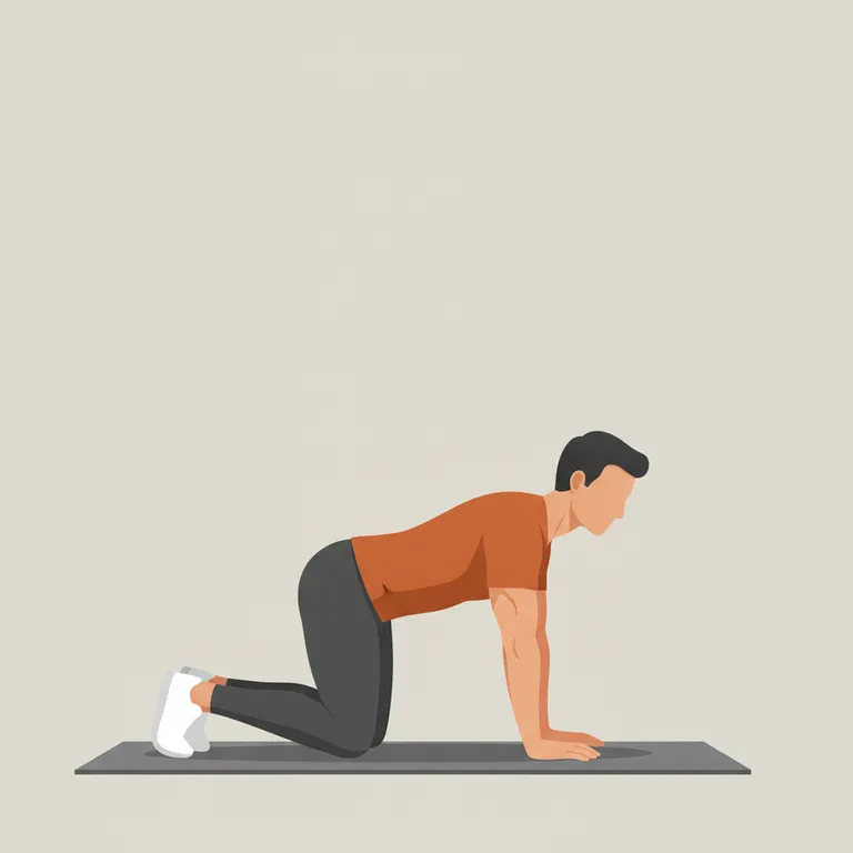 Plank starting position