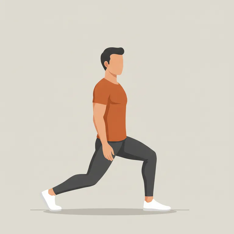 Reverse Lunge end position
