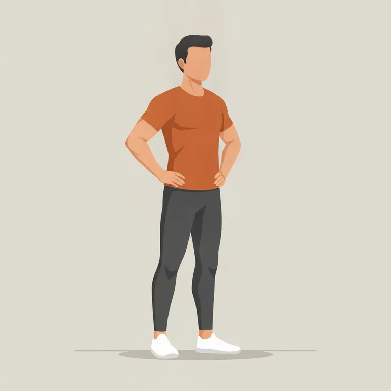 Reverse Lunge starting position