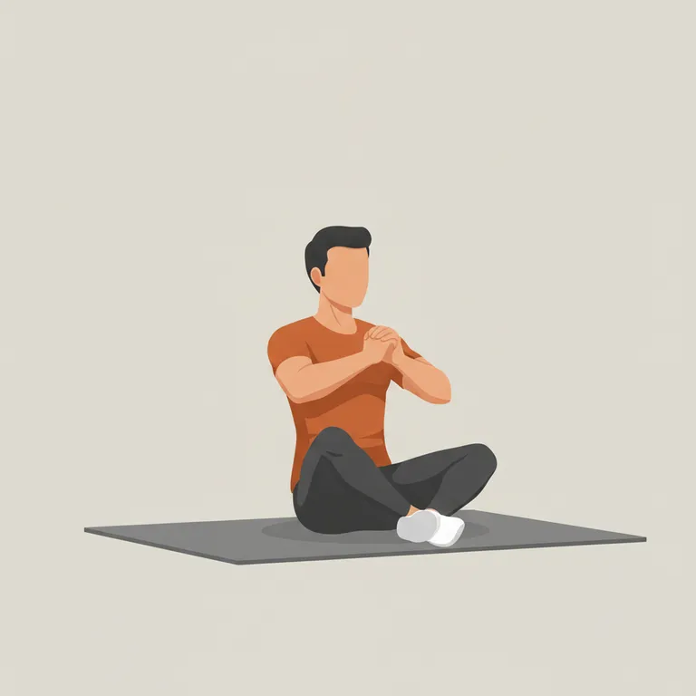 Russian Twist starting position