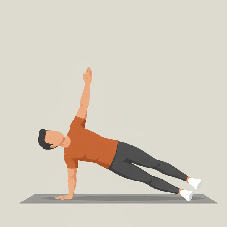 Side Plank starting position