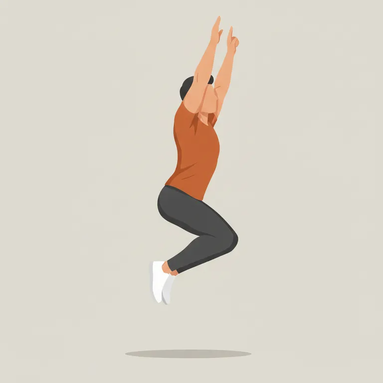 Squat Jumps end position