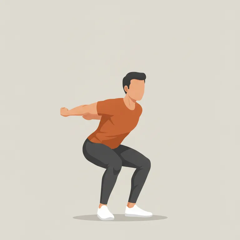 Squat Jumps starting position