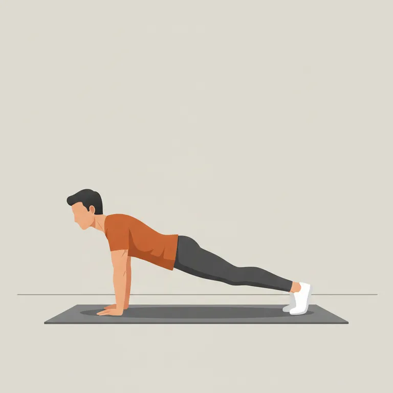 Step-Back Burpee end position