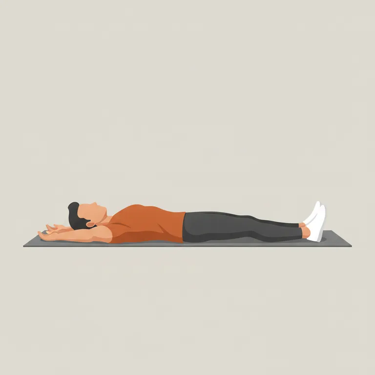 V-Ups starting position